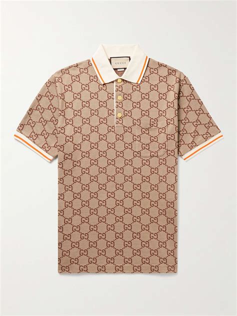 gucci collar shirt for men|authentic Gucci polo shirts.